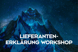 Lieferantenerklärung Workshop